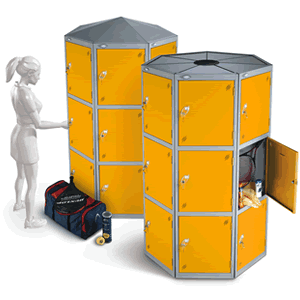 3 Tier Pod Locker