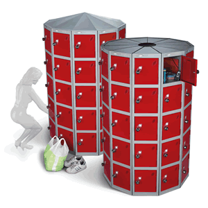 5 Tier Pod Locker
