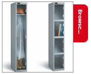 Clear Door Lockers